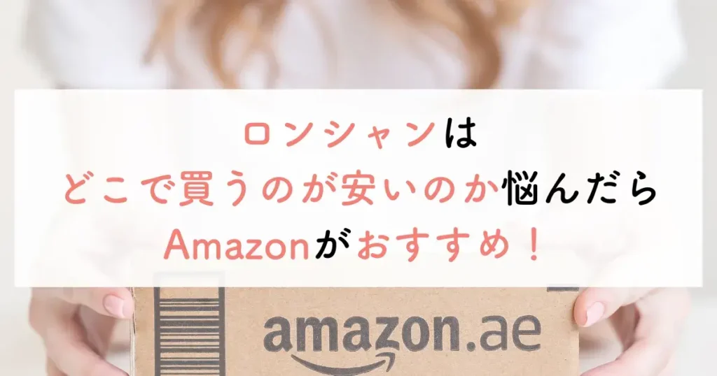 ロンシャンはどこで買うのが安いのか悩んだらAmazonがおすすめ！